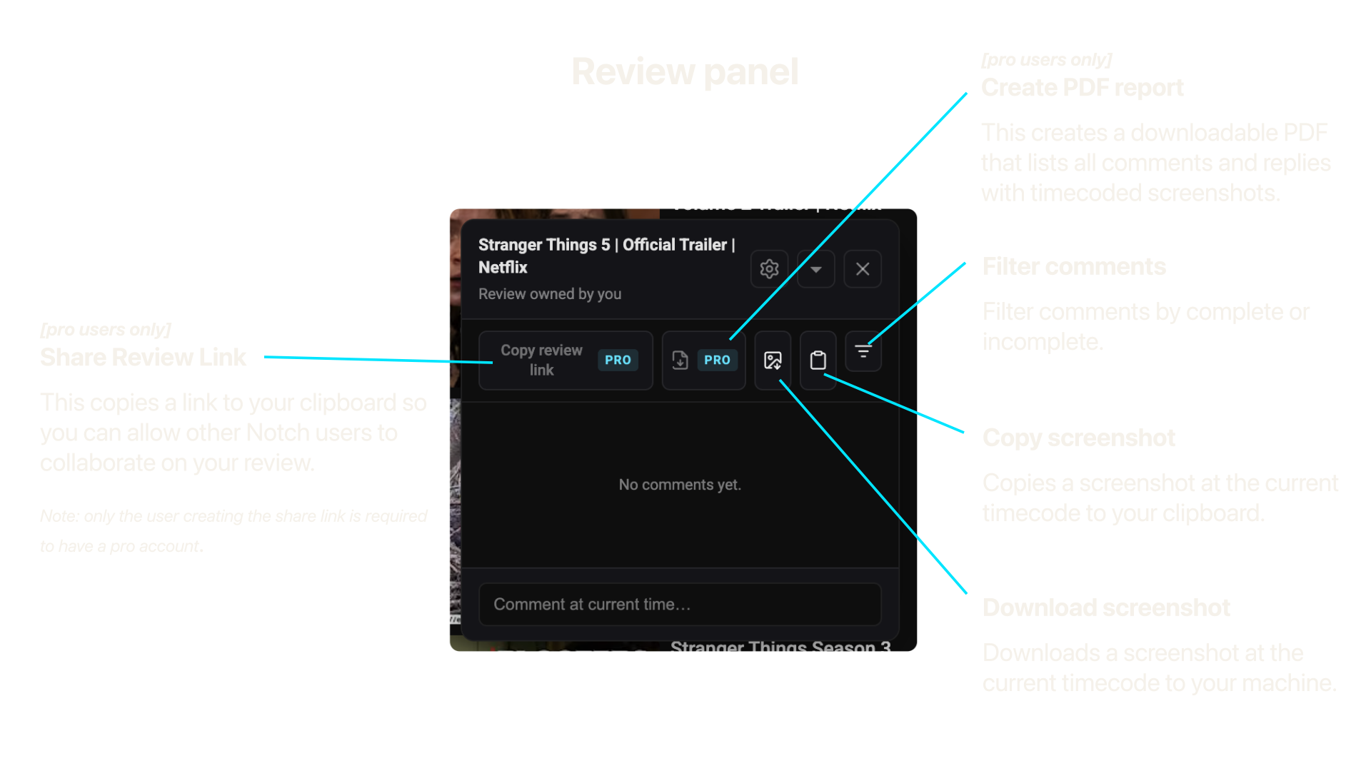 Step 4 — Review panel